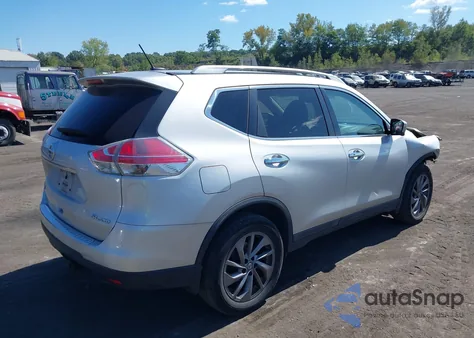 2016 Nissan Rogue Sl из США, поврежденный, VIN 5N1AT2MV5GC742346